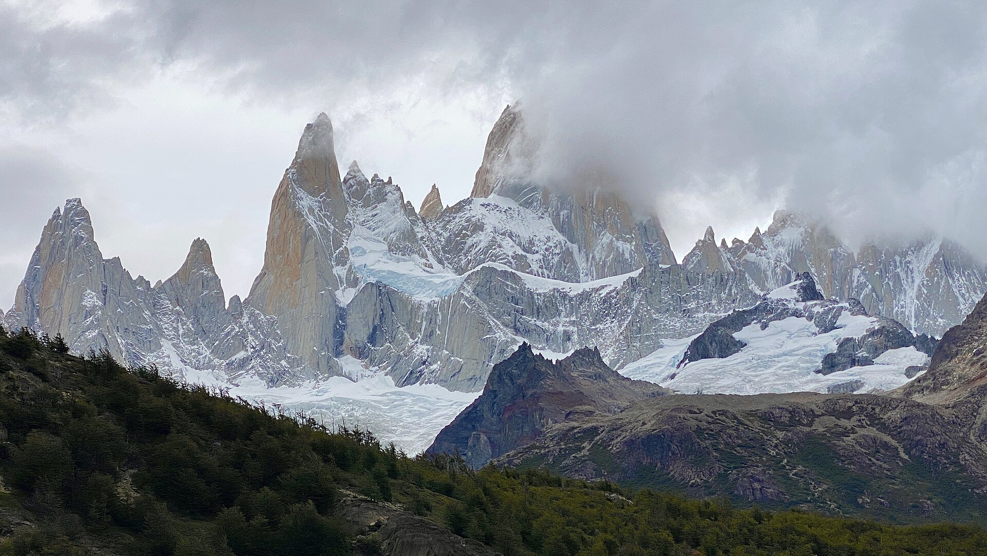 Macizo del Fitz Roy visto desde El Chaltén